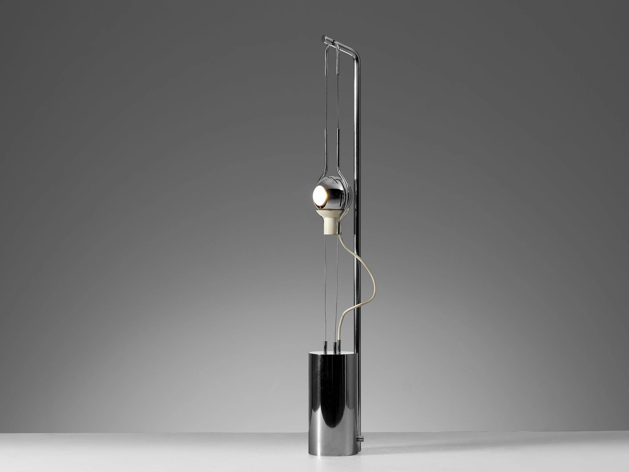 Angelo Lelii for Arredoluce Filo Sfera Table Lamp with Magnetized Globe