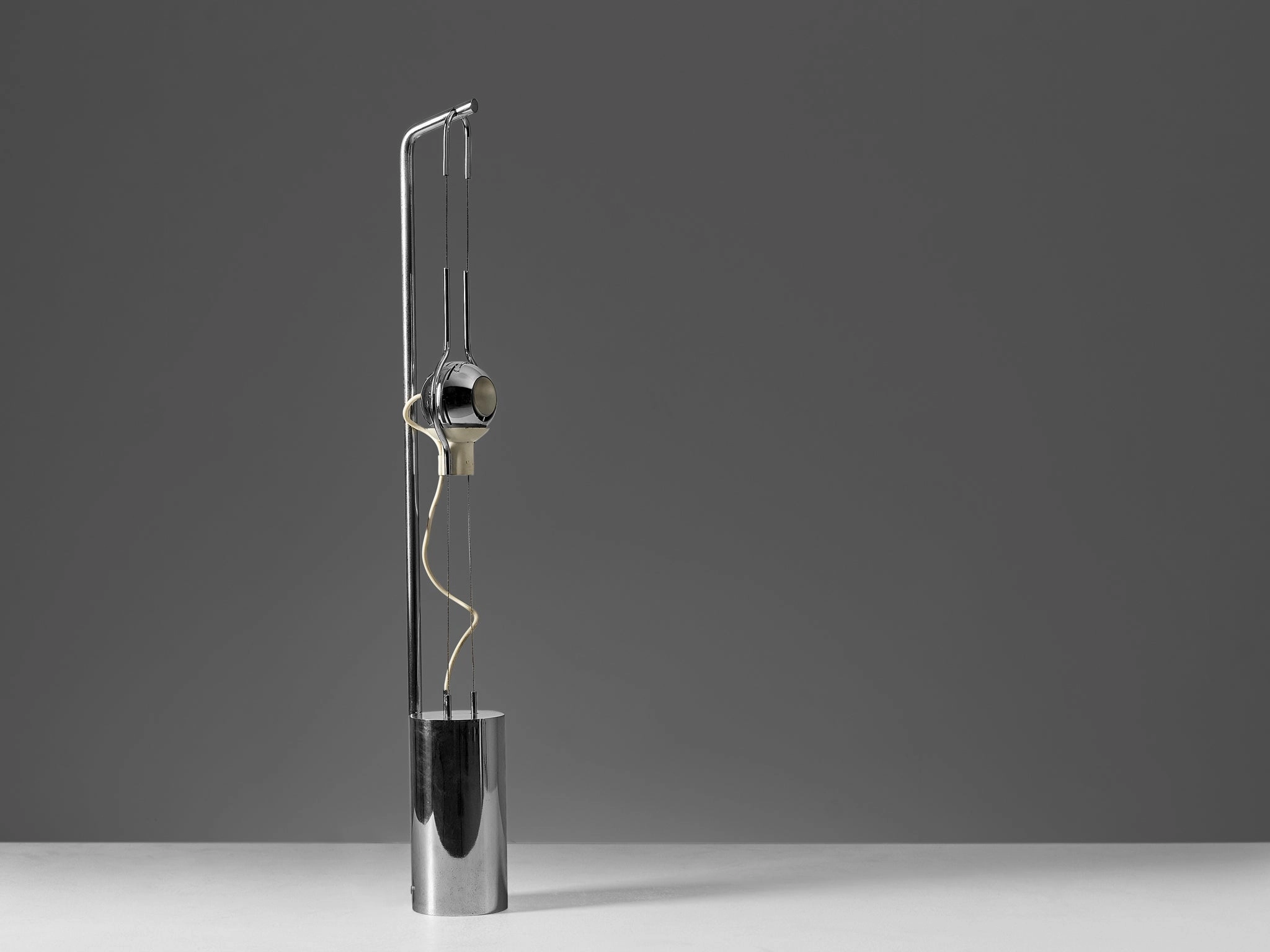 Angelo Lelii for Arredoluce Filo Sfera Table Lamp with Magnetized Globe Knife Set,Kitchen Knives