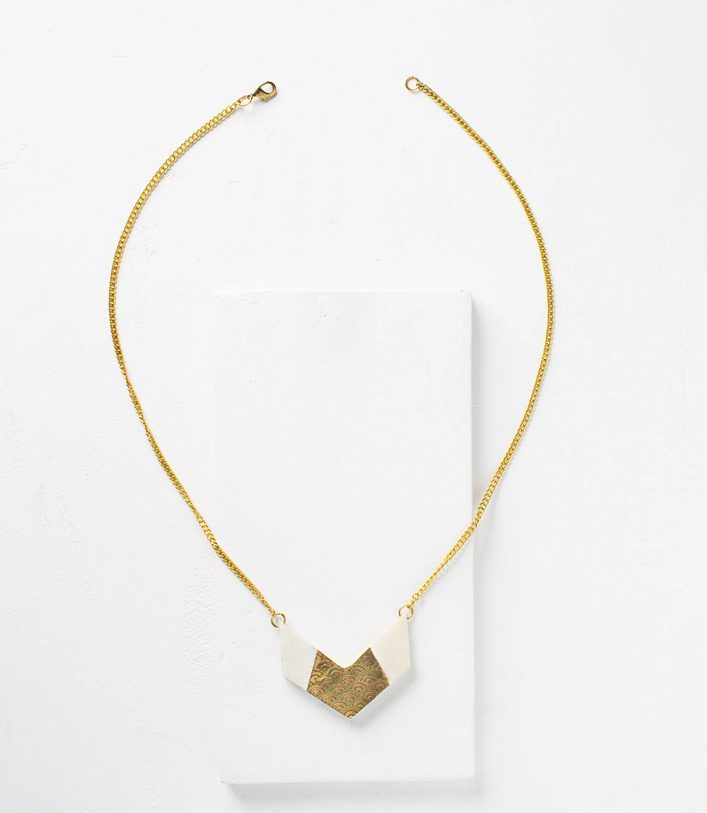 Anika Chevron Necklace