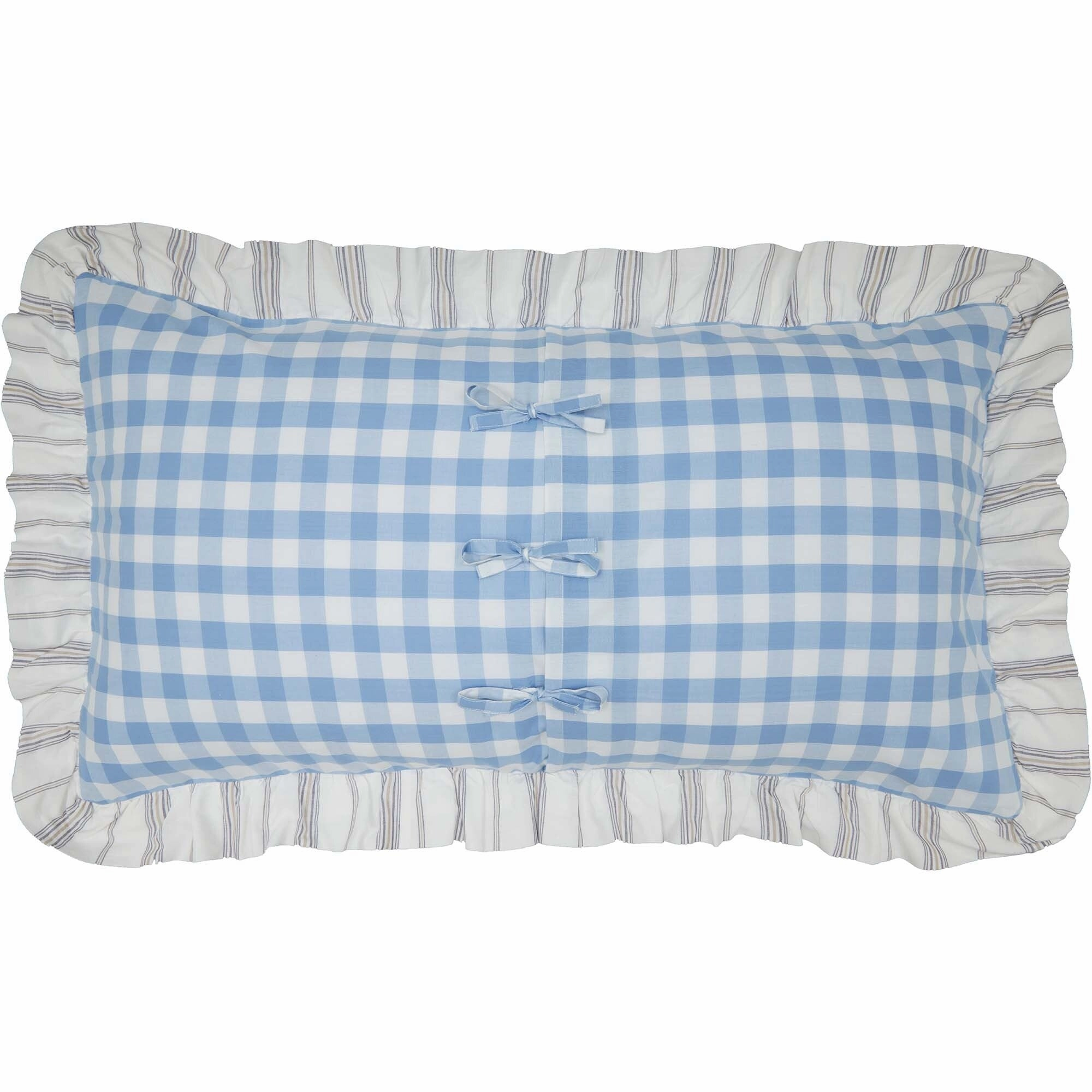 Annie Floral Sham - Blue or Portabella