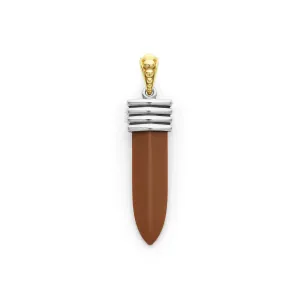 Anthem Matte Tan Ceramic Blade Amulet