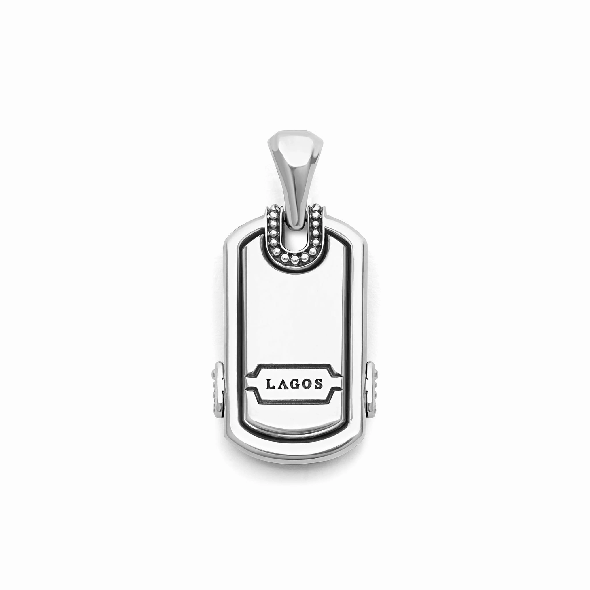 Anthem Black Agate Tag Amulet