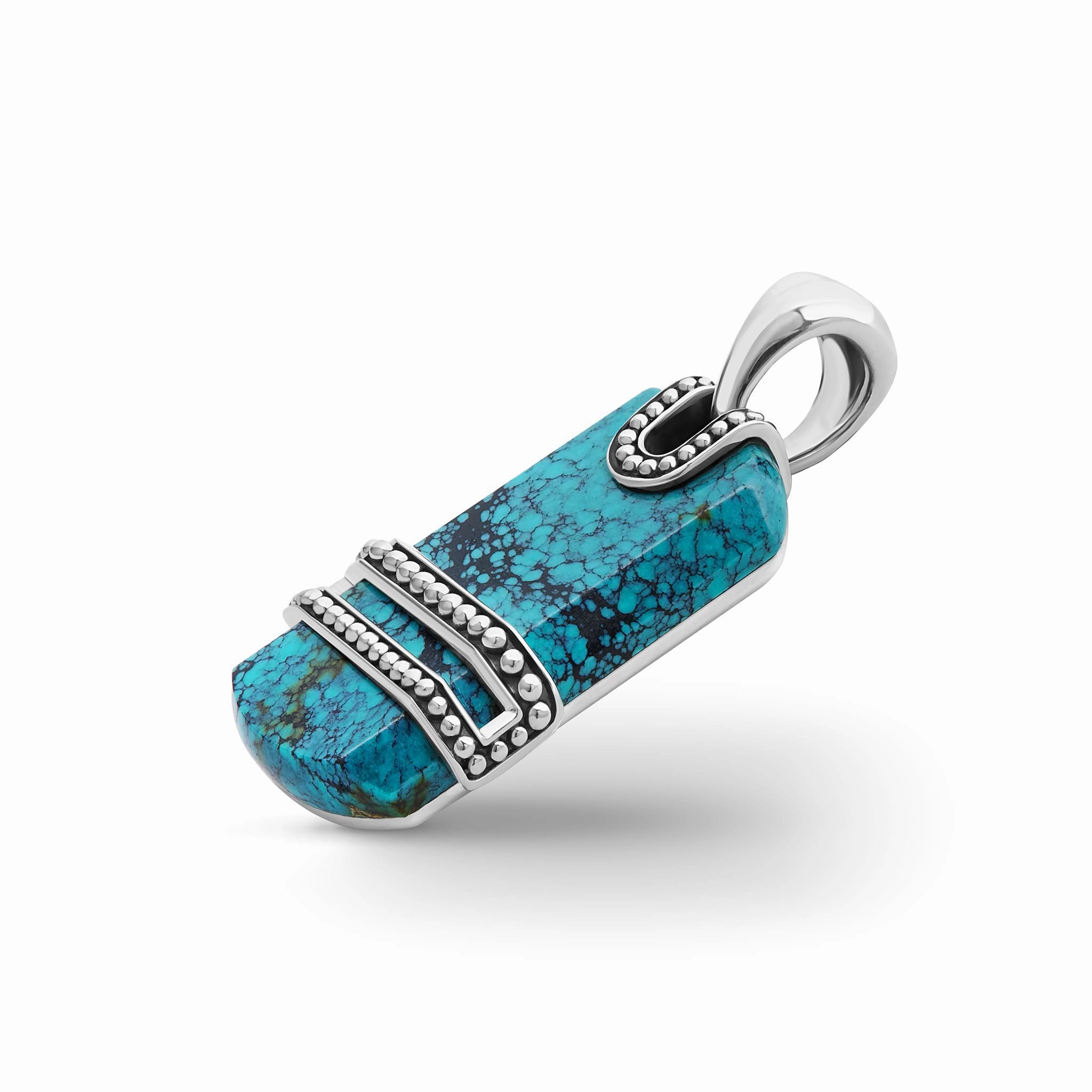 Anthem Black Turquoise Tag Amulet
