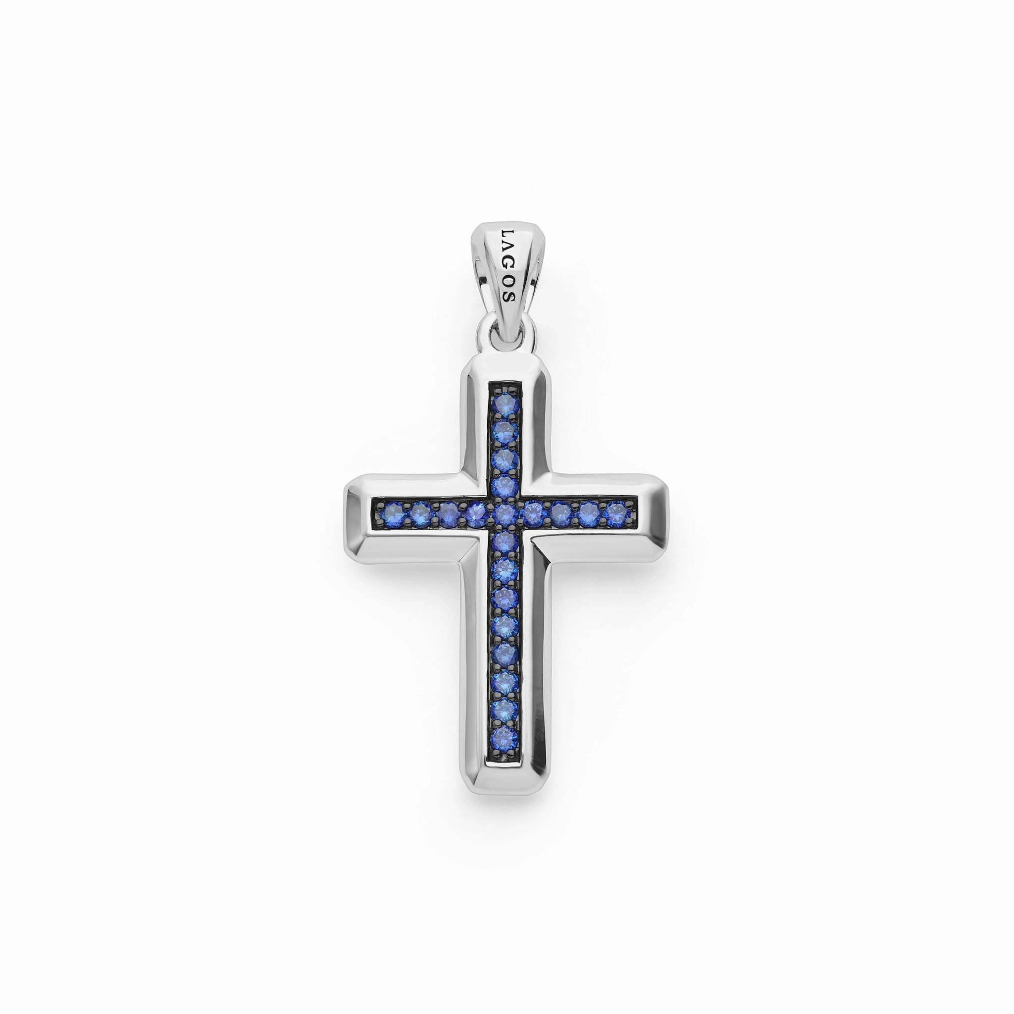 Anthem Blue Sapphire Cross Amulet