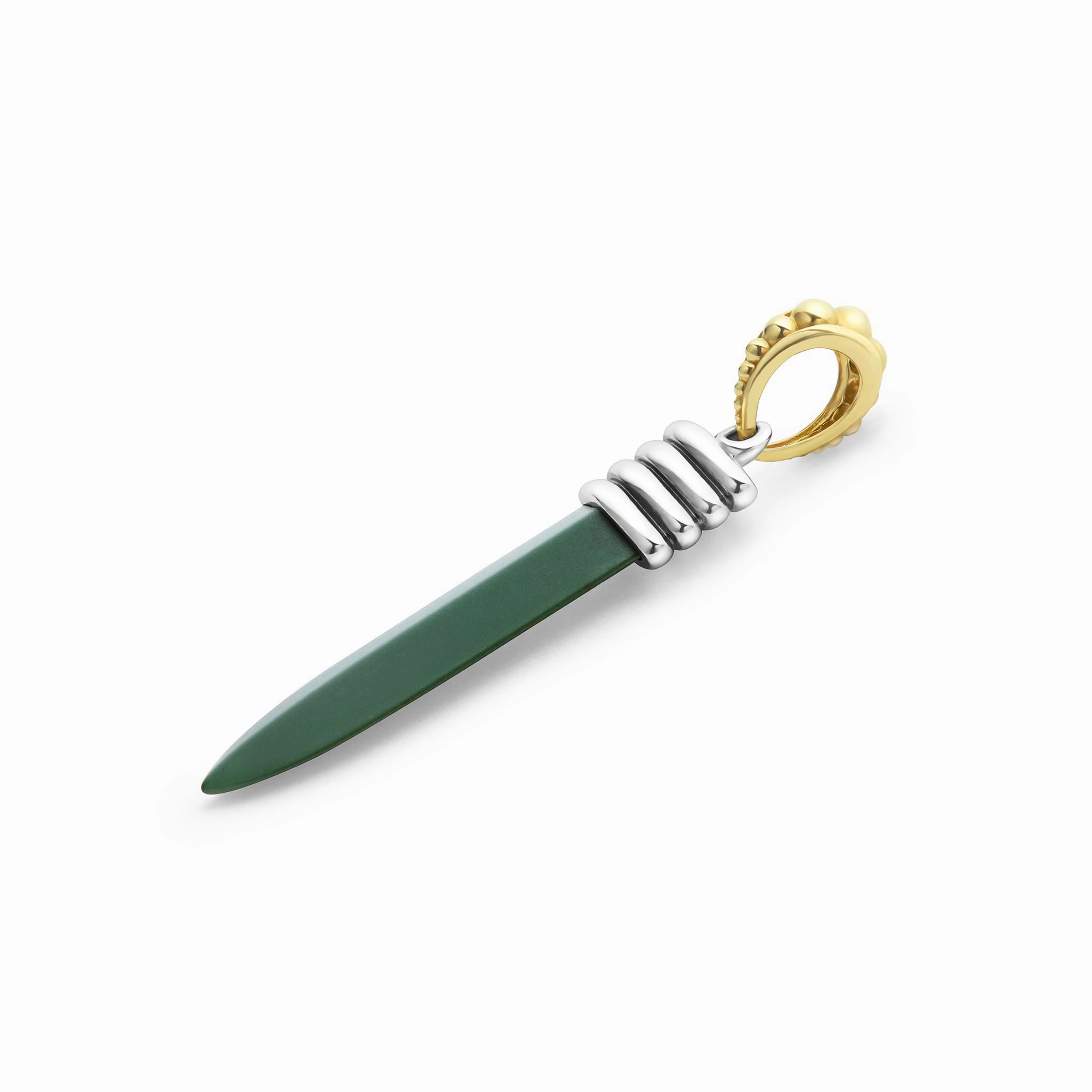 Anthem Matte Hunter Green Ceramic Blade Amulet