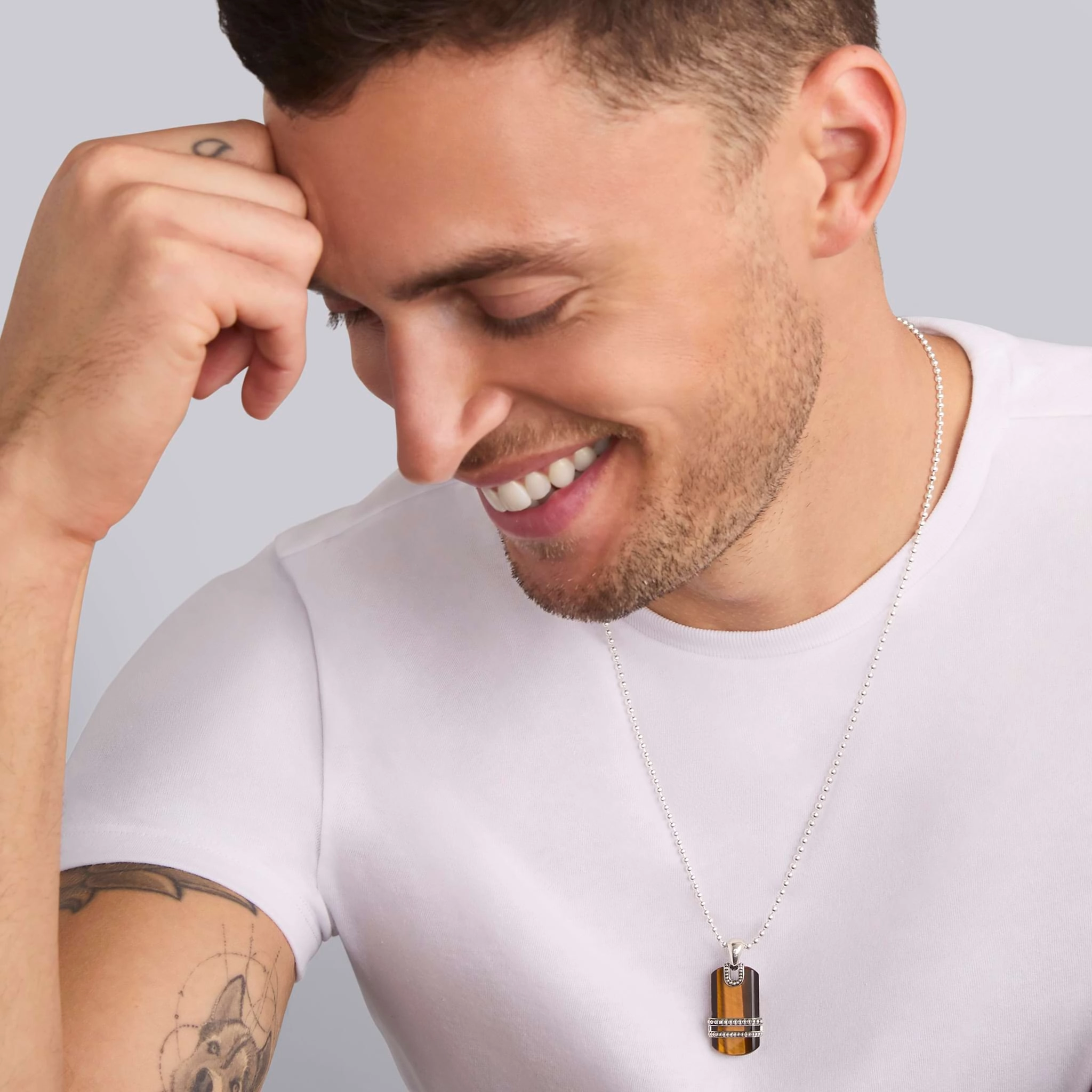 Anthem Tiger Eye Tag Amulet