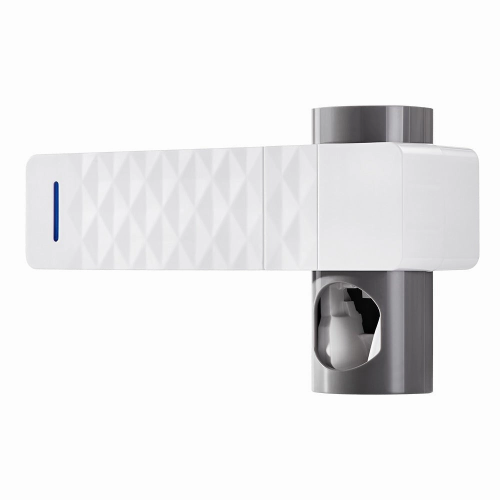 Anti-bacteria UV Automatic Toothbrush Sterilizer by Daily Boutik - White - 8.7" x 5.1" x 2.5"