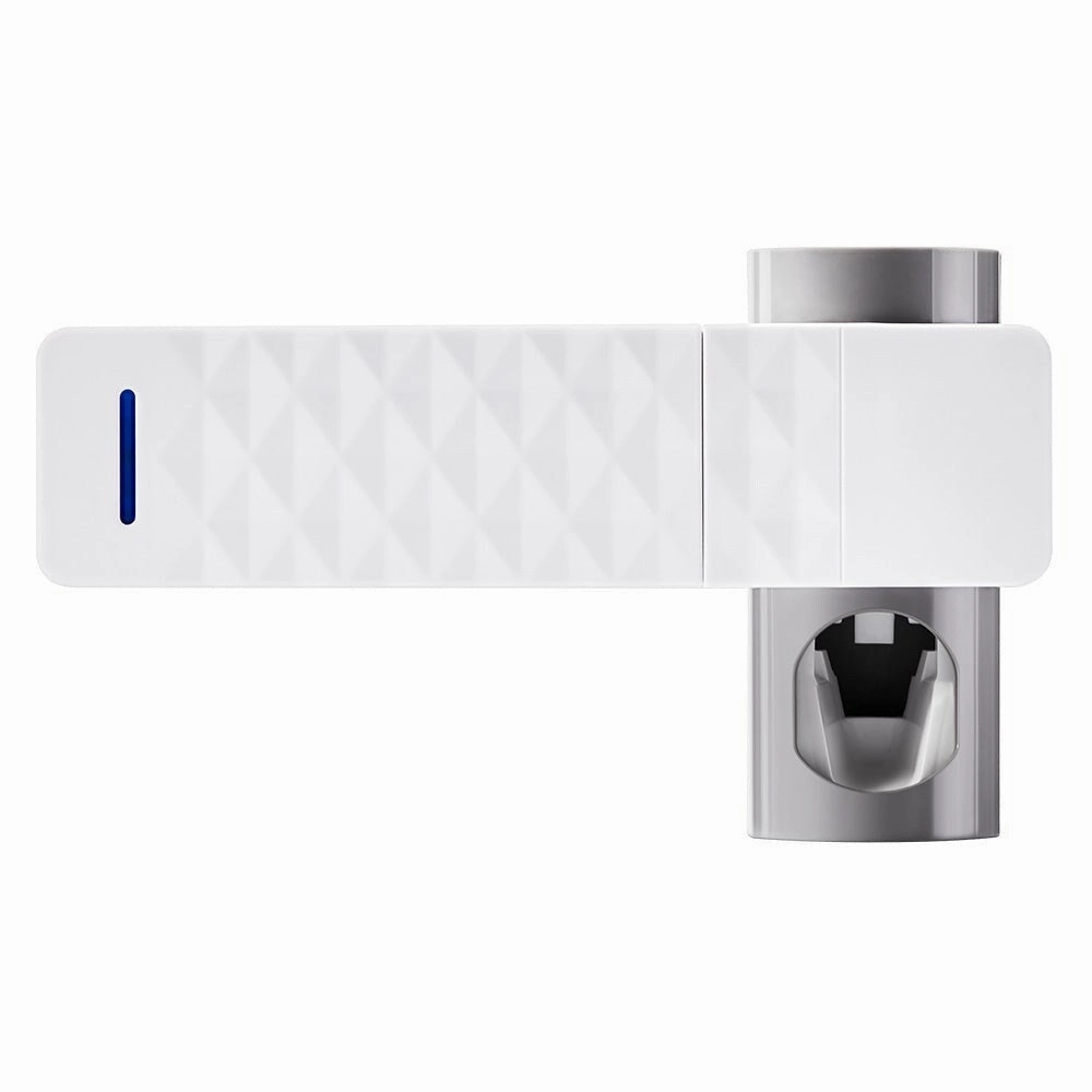 Anti-bacteria UV Automatic Toothbrush Sterilizer by Daily Boutik - White - 8.7" x 5.1" x 2.5"