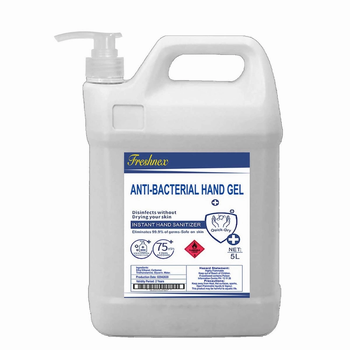 Antibacterial Hand Sanitising with pump