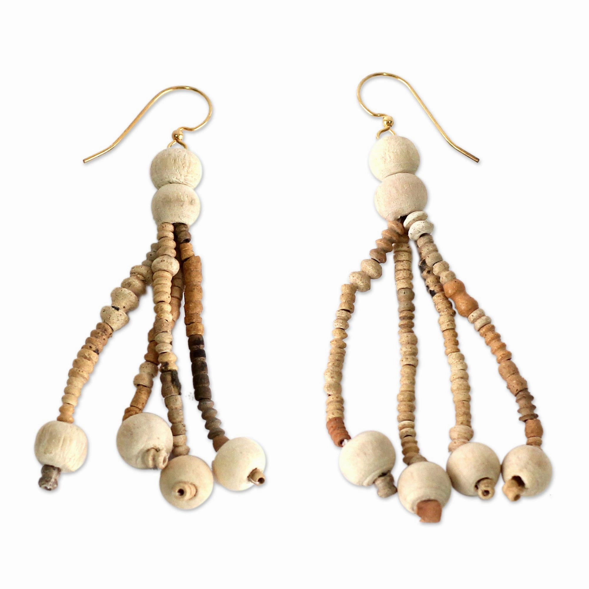 Anyigba Ceramic Beaded Necklace Africa Fair Trade Jewelry