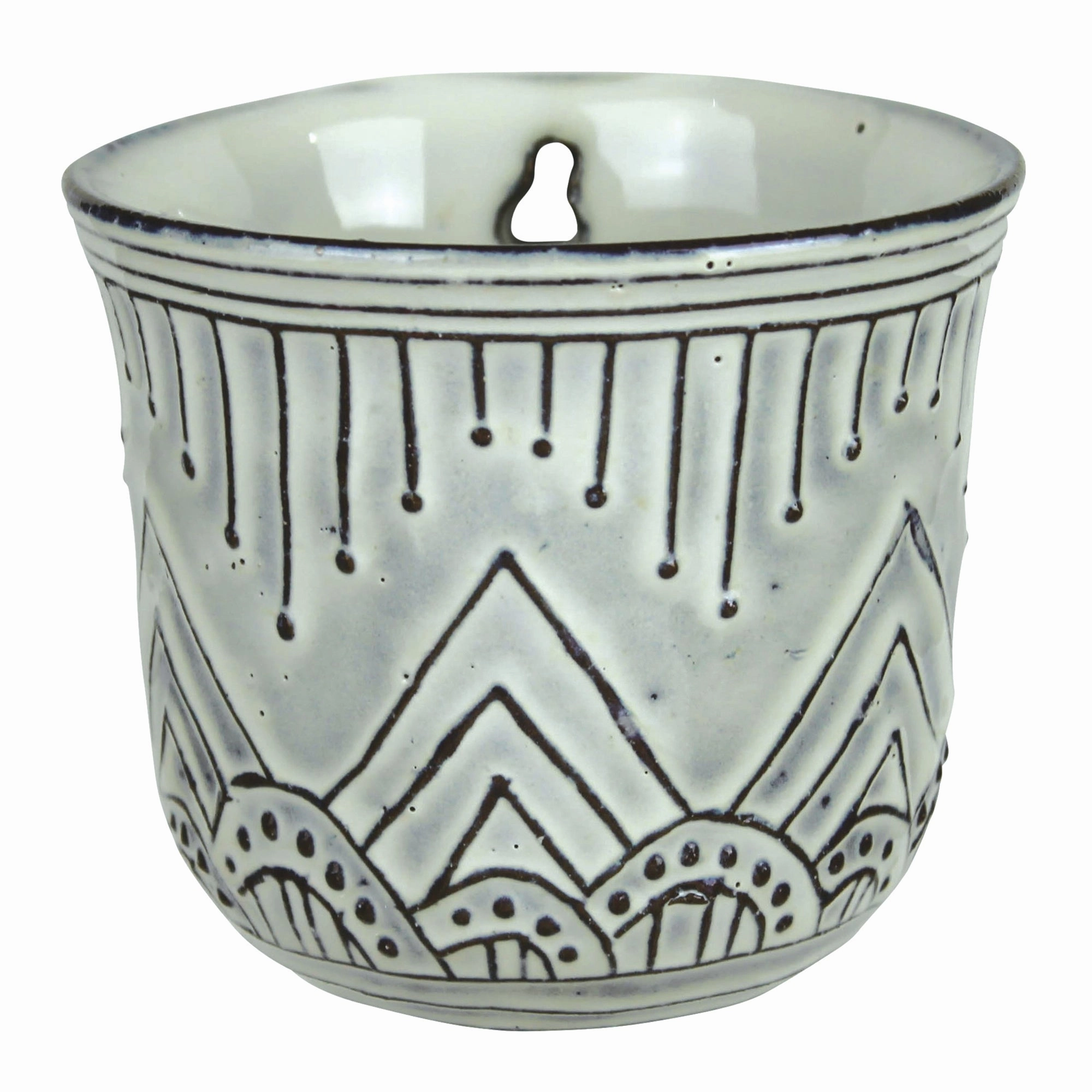 Anza Wall Cachepot, Ceramic Vase,Ceramic Vase
