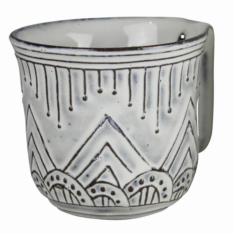 Anza Wall Cachepot, Ceramic