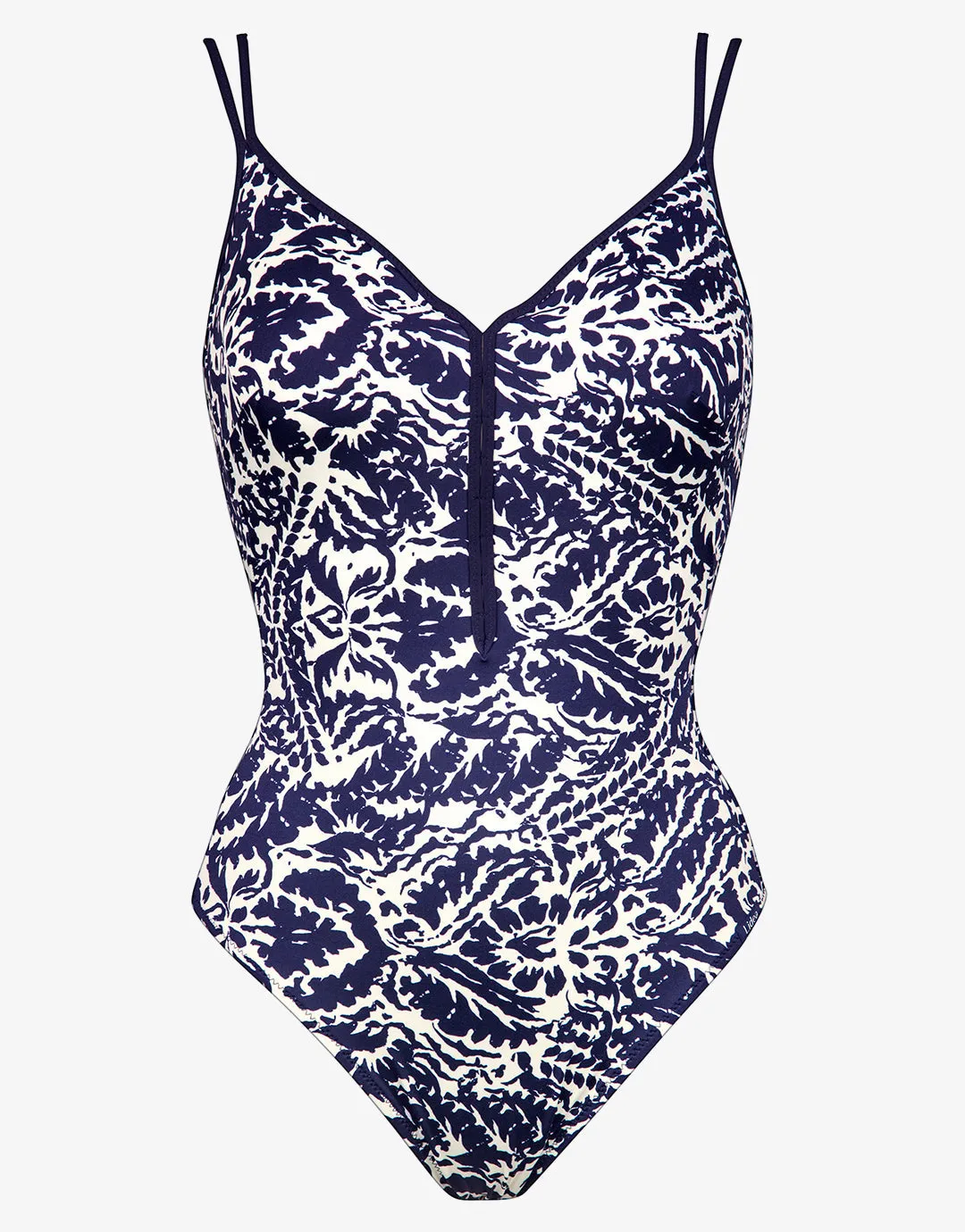 Arabesque Mood Underwired Swimsuit - Canvas Blue