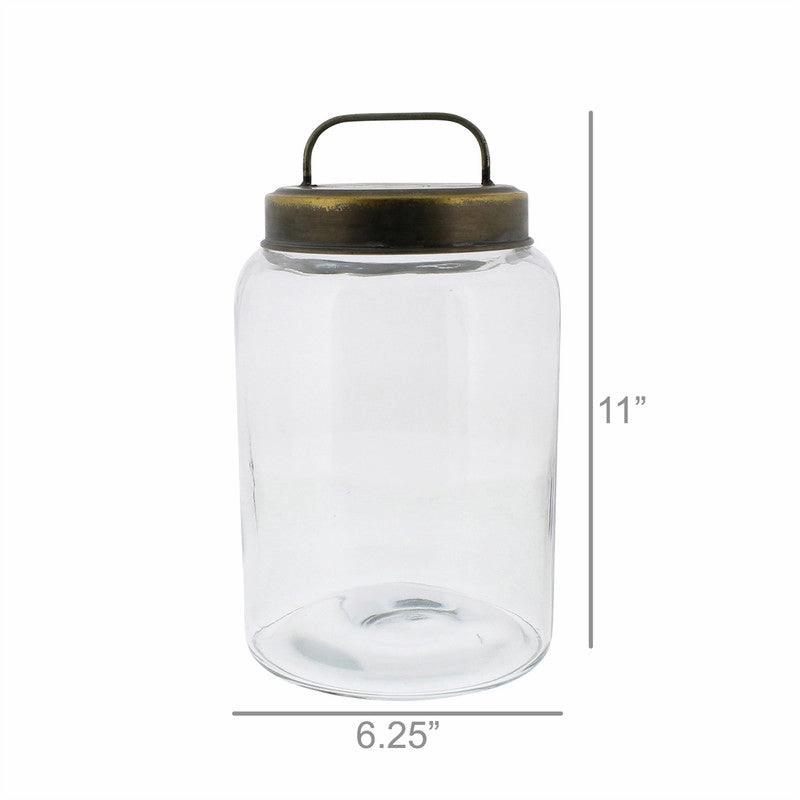 Archer Canister with Metal Lid - Med