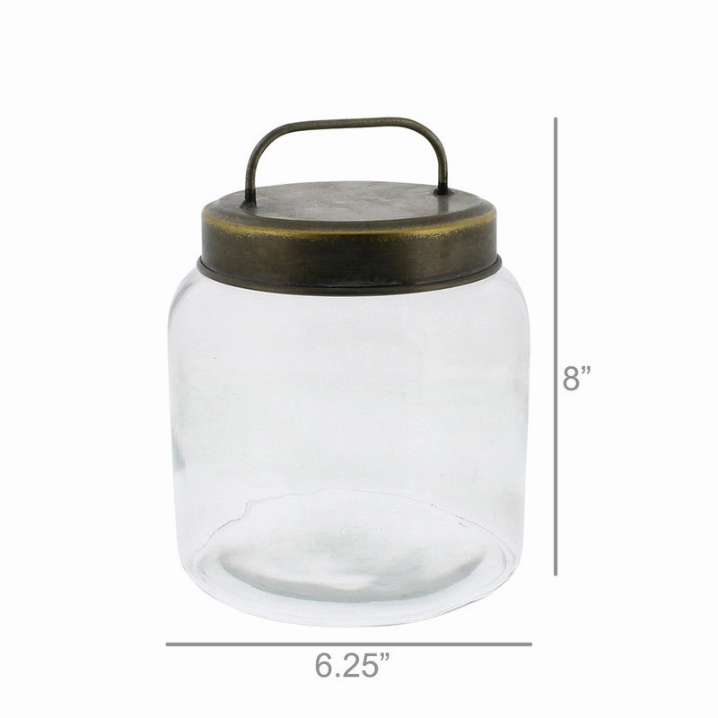 Archer Canister with Metal Lid - Sm
