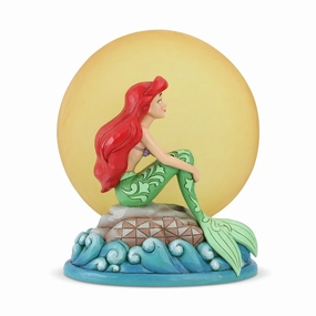 Ariel Sitting on Rock by Moon Decorative Mirror,Wall Mirror