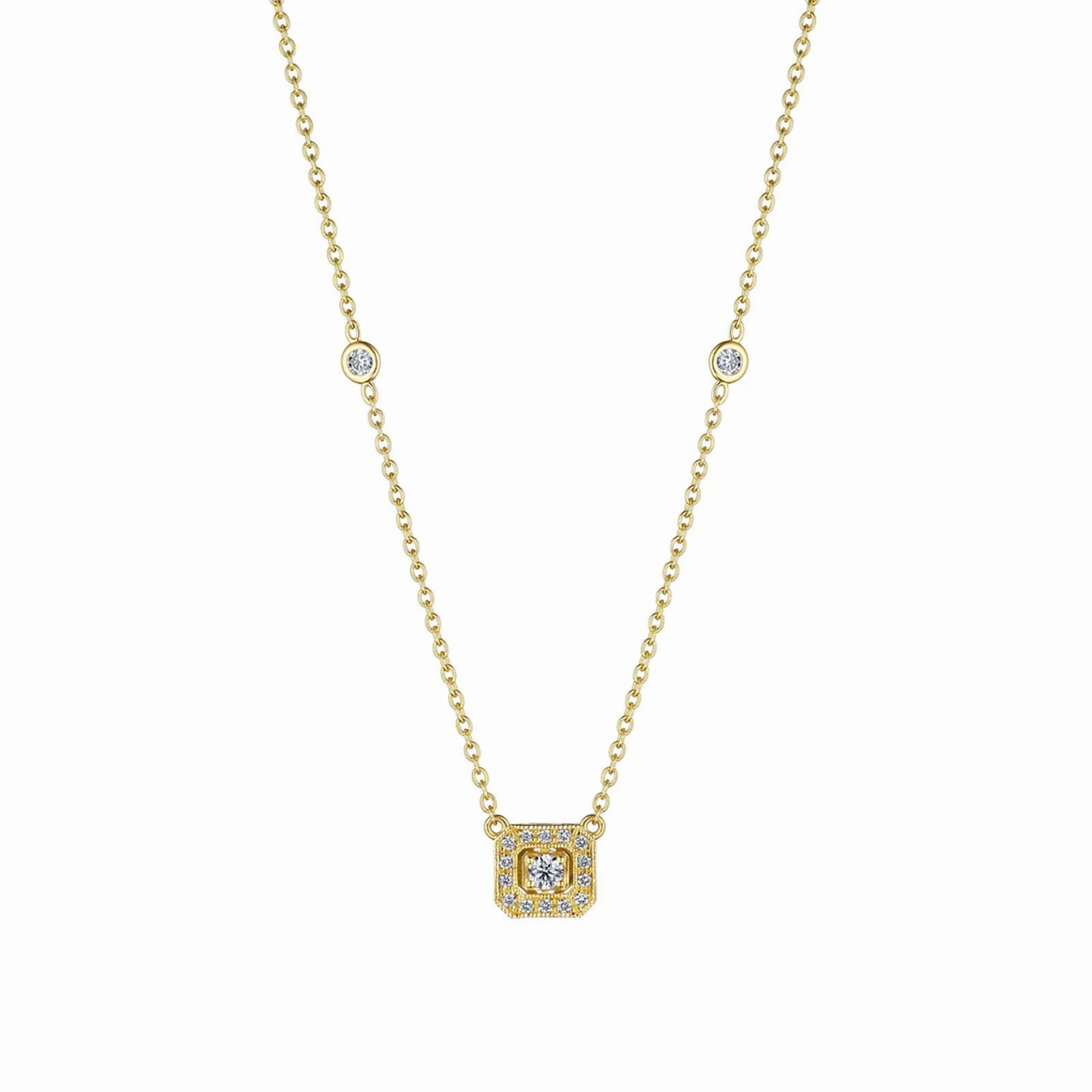 Art-Deco Diamond Necklace
