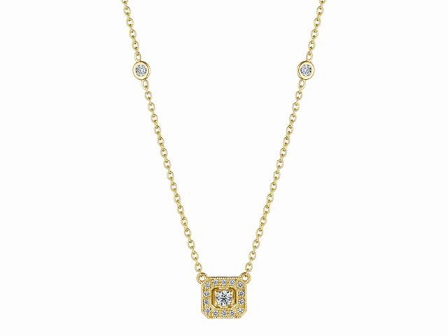 Art-Deco Diamond Necklace
