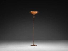Art Deco Italian Floor Lamp in Copper Knife Set,Kitchen Knives