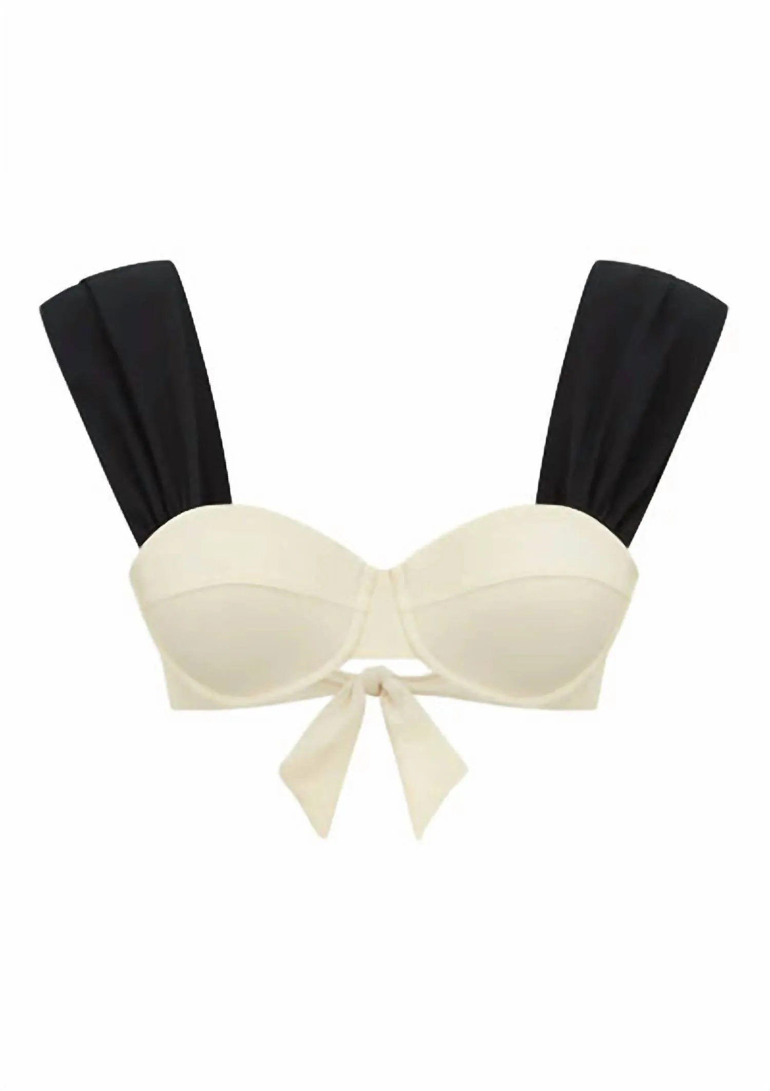 Audrey Iza Bikini - 2 Piece Set In Black/cream