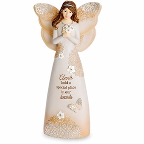 Aunt Angel Figurine 6" Decorative Mirror,Home Decor Mirror