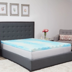 Authentic Comfort 2-Inch BlueWave Gel Memory Foam Mattress Topper mattress pads,mattress topper,bed protection