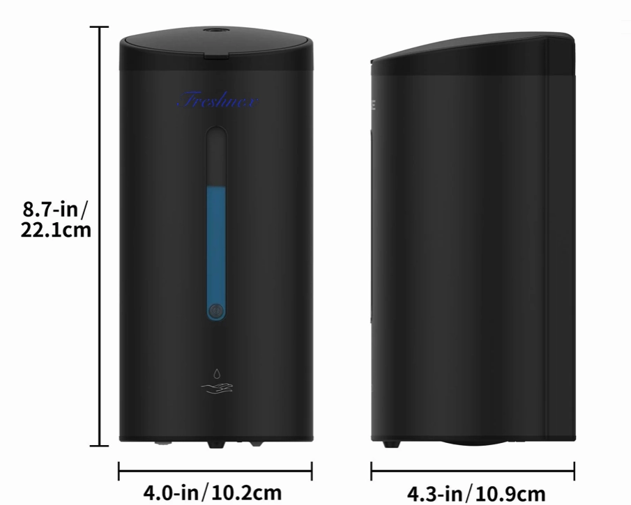 Automatic Sanitiser/Soap Dispenser S'Steel Black