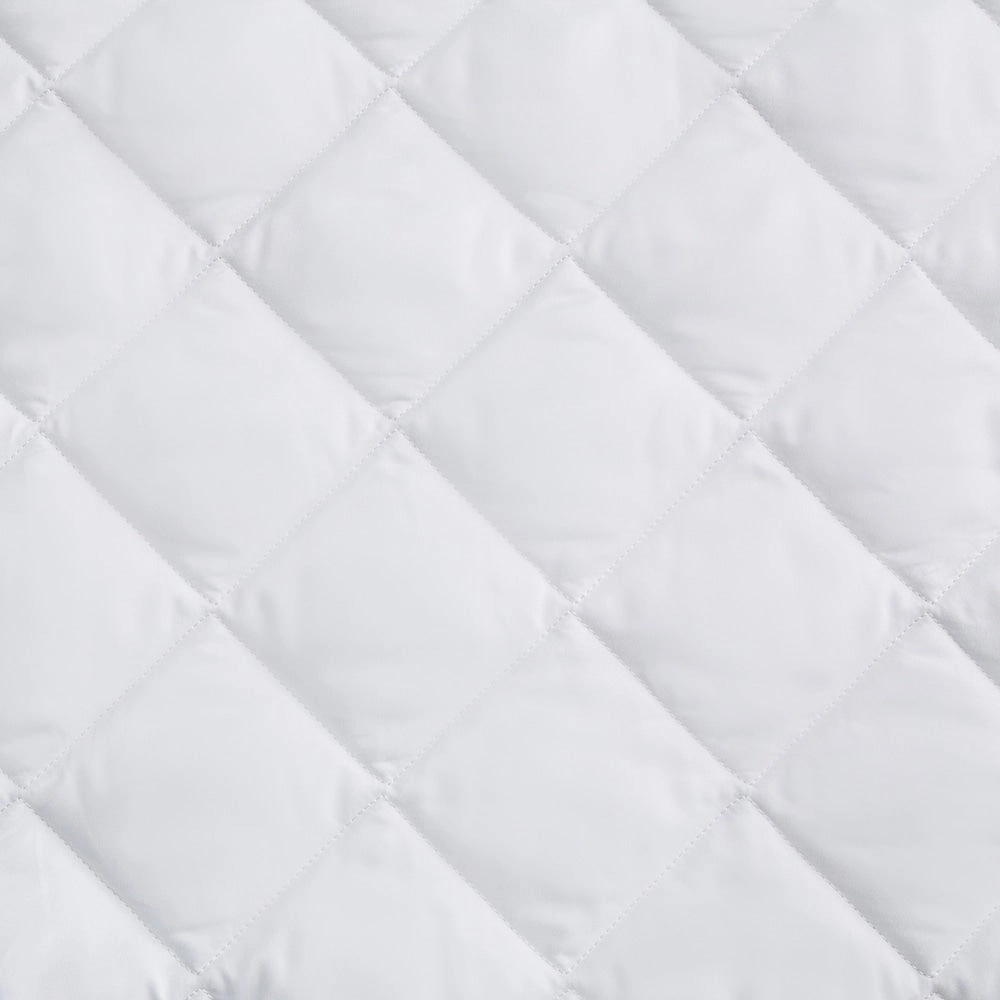 Back to Campus Twin XL Dorm Microfiber Waterproof Mattress Pad Protector - White
