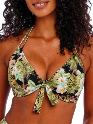 Bahama Shores Halterneck Bikini Top - Black