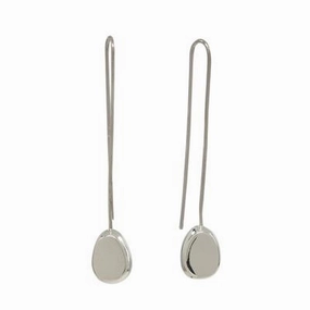 Balanced Sterling Silver Long Earrings