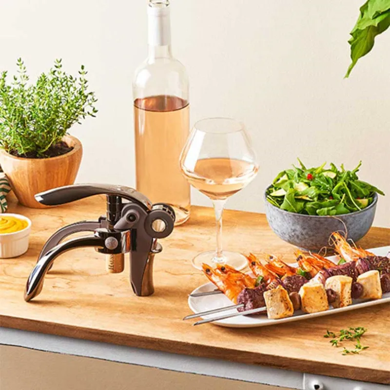 Baltaz Lever corkscrew, 13.5cm napkin rings, dining placemats