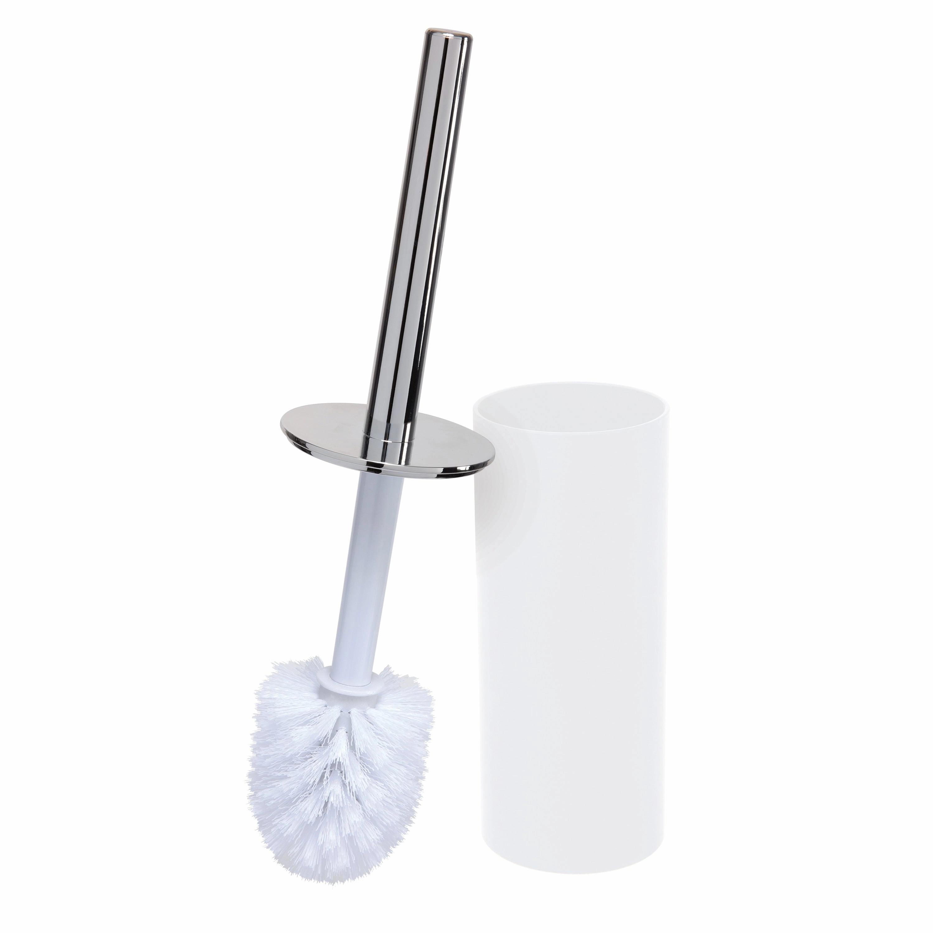 Bath Bliss Soft Touch Toilet Brush Set in Matte Black