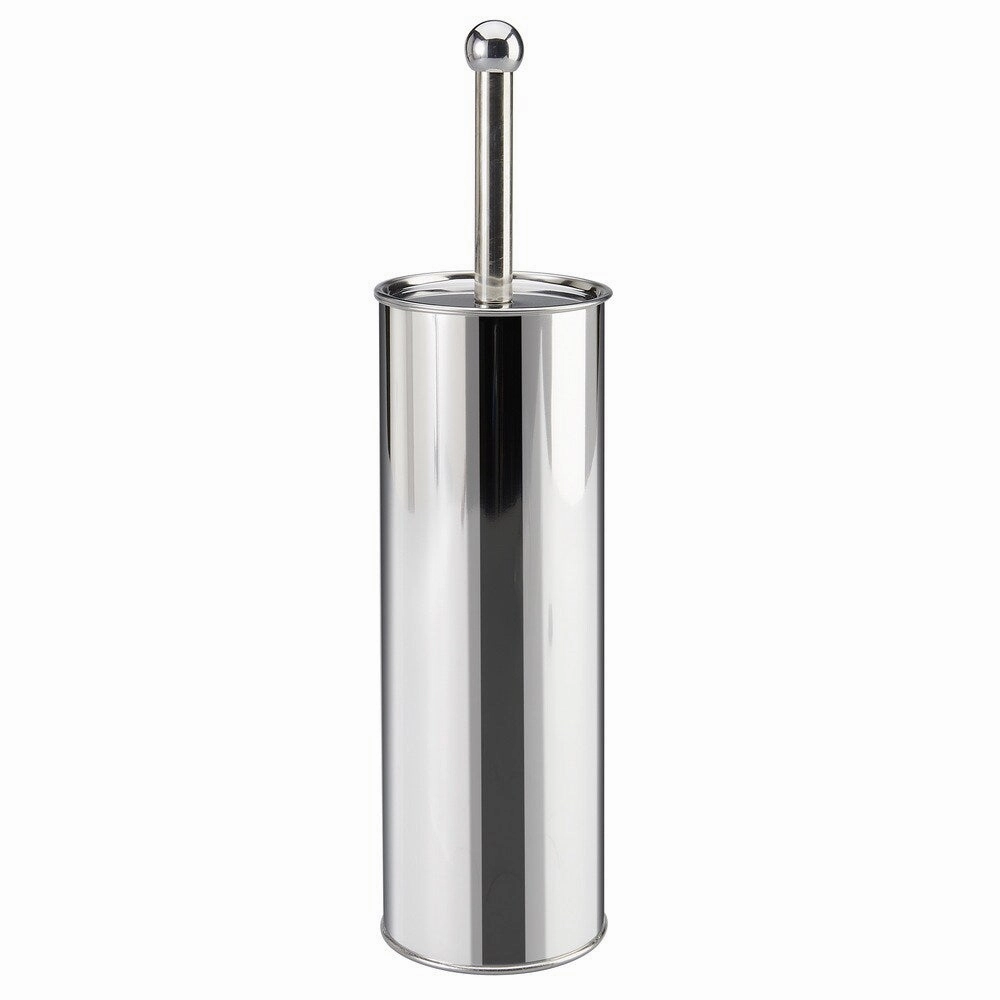 Bath Bliss Stainless Steel Toilet Brush and Holder - 3.75"Rd x 14.75"