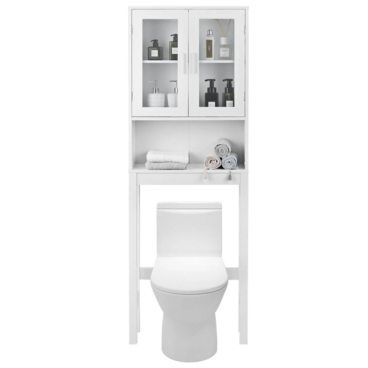Bathroom Collect Storage Cabinet Toilet Rack bathroom organizer, toilet brush holder