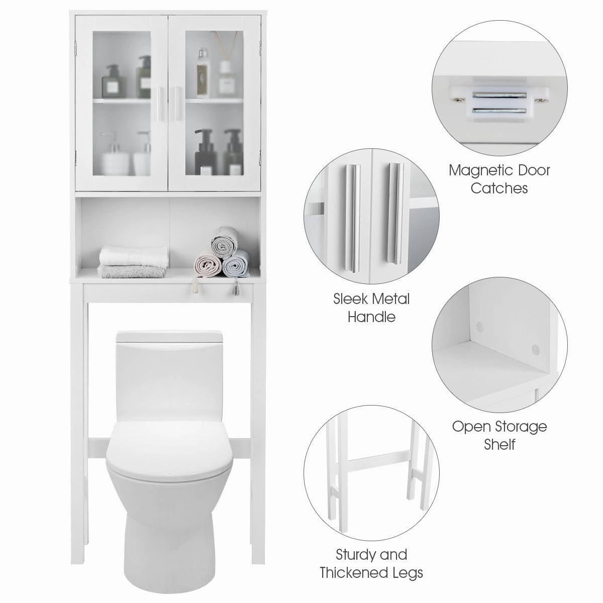 Bathroom Collect Storage Cabinet Toilet Rack
