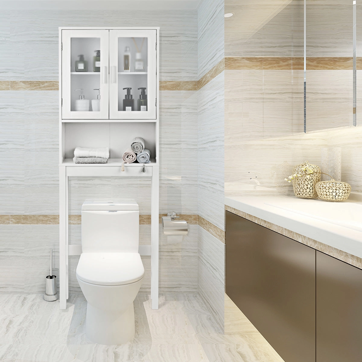 Bathroom Collect Storage Cabinet Toilet Rack