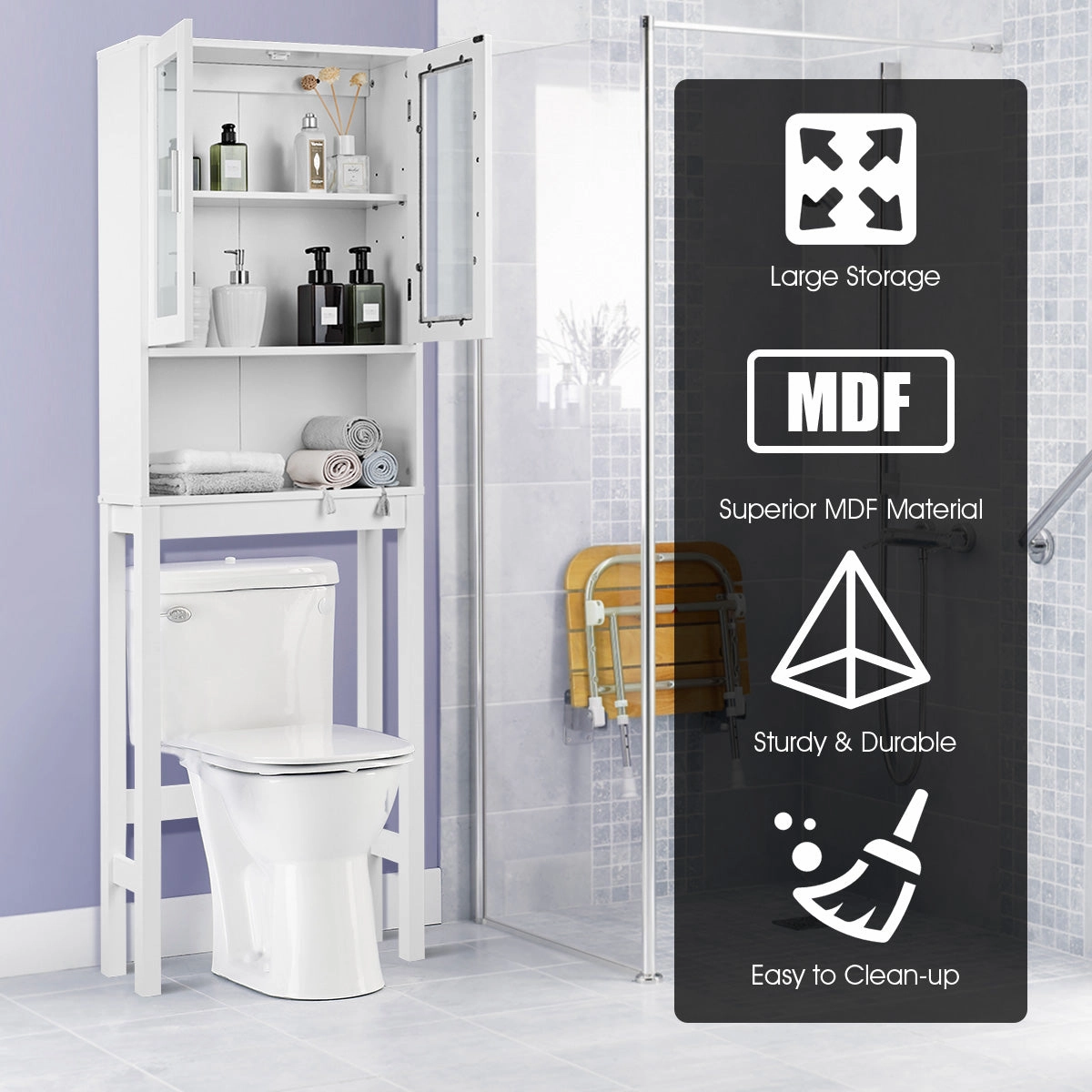 Bathroom Collect Storage Cabinet Toilet Rack