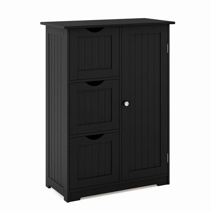 Bathroom Floor Cabinet, Wooden Storage Cabinet