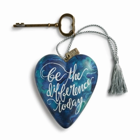 Be the Difference Today Art Heart by Demdaco Decorative Mirror,Home Decor Mirror