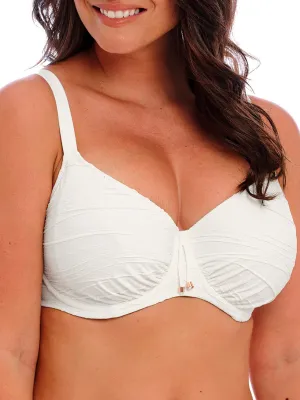 Beach Waves Full Cup Bikini Top - Linen