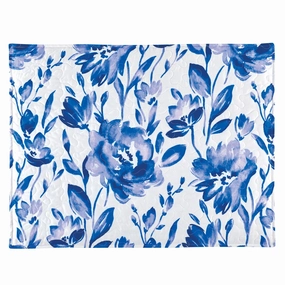Beautiful Blue Floral Luxurious Pillow Sham pillowcases,cotton pillow covers,bed linen