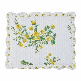 Beautiful Soft Yellow Floral Print Pillow Sham pillowcases,cotton pillow covers,bed linen
