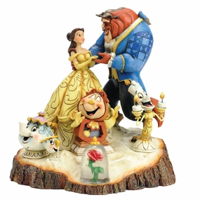 Beauty-Beast Carved by Heart Decorative Mirror,Wall Mirror