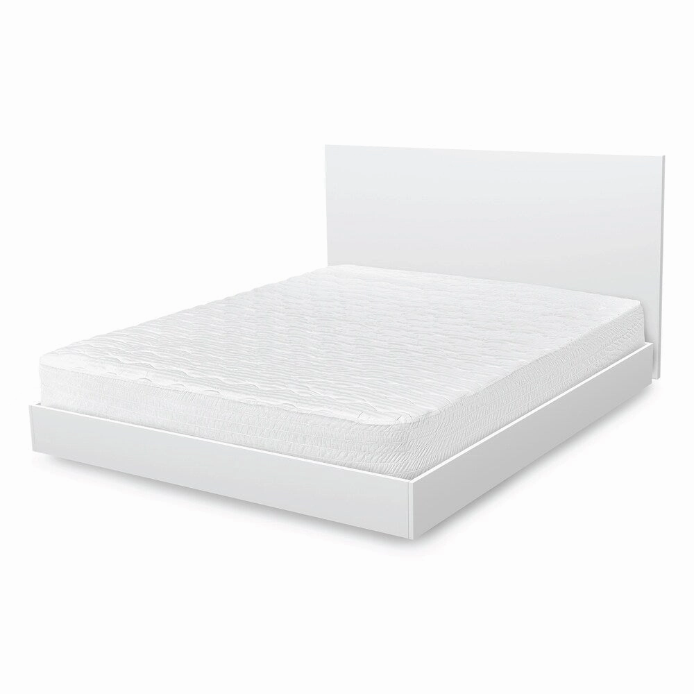 Beautyrest 500-Thread Count Pima Cotton Dobby Stripe Mattress Pad - White