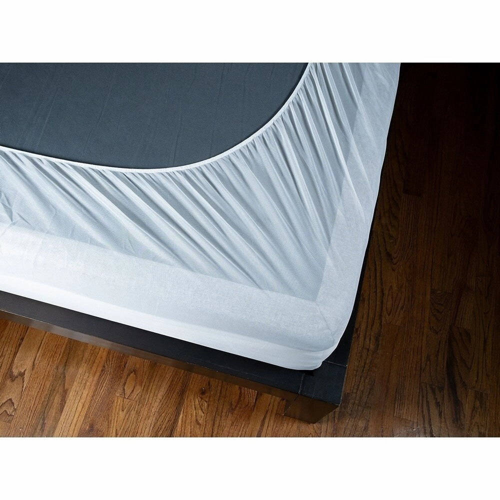Bed Bug Mattress Protection Waterproof Vinyl Cover - White