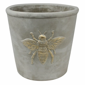 Bee Cachepot, Cement Vase,Ceramic Vase