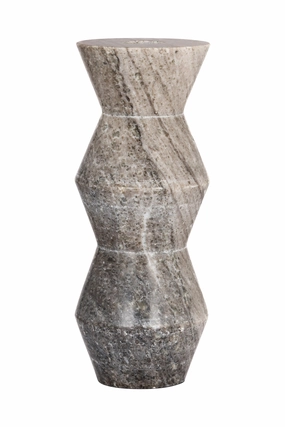 Beige Marble Angular Vase | OROA Sepp Vase,Glass Vase