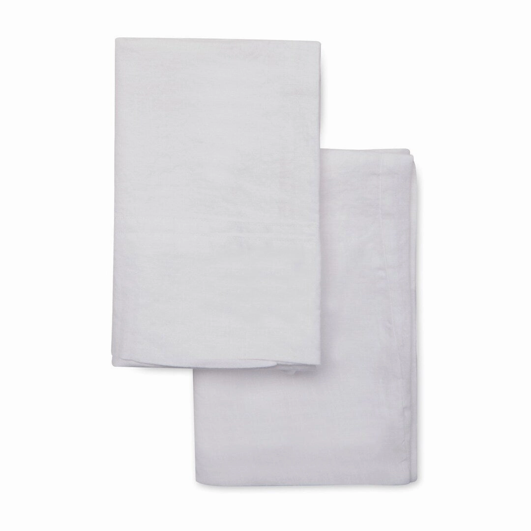 Belgian Flax Linen Collection Solid Pillowcases