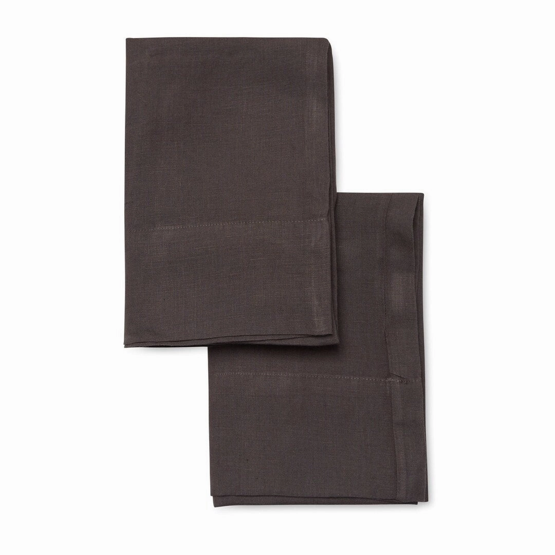 Belgian Flax Linen Collection Solid Pillowcases