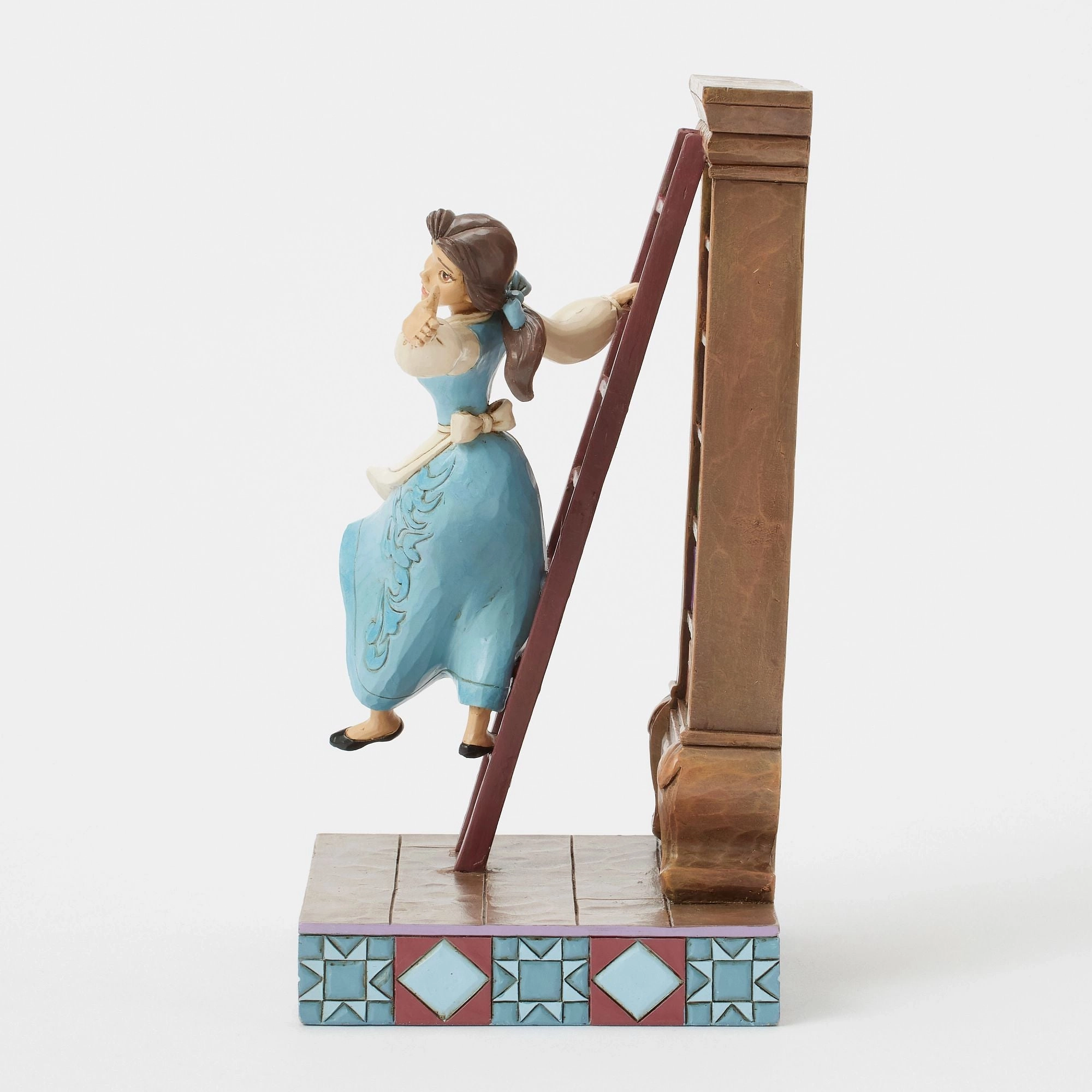 Belle with Bookshelf